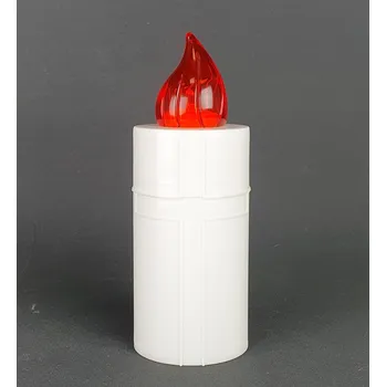 Svíčka LED vklad do hřbitovní svíčky Cortina 15 cm