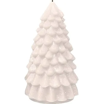 Svíčka LED svíčka Deluxe Homeart 10 x 18 cm RF.XMAS.0010 bílá 00X