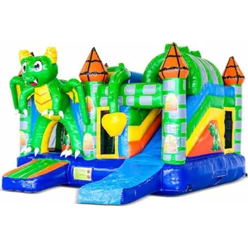 Skákací hrad Skákací hrad se skluzavkou a herními prvky | Záruka 2 roky | Dračí Doupě