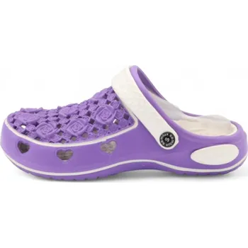 Dámské žabky SAMLUX® Dámské clogsy 1523 purple Barva: Purple, Velikost: 38