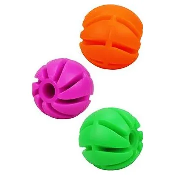 Hračka pes Míč se spirálou plovací Vanil. 7cm SP