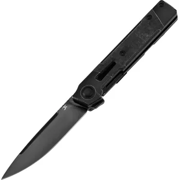 kapesní nůž Kansept Kitpu Mirror DLC CPM20CV, Blackwash Ti, Shred CF