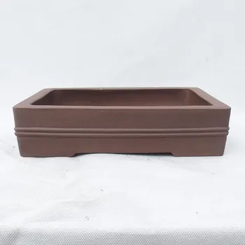 Květináč Bonsai miska 30 x 24 x 7 cm hnědá 115143