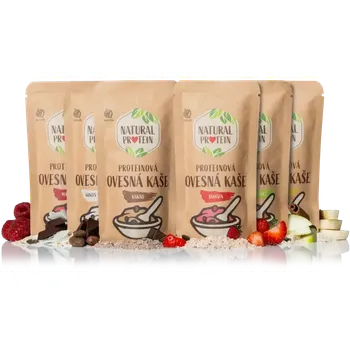 Speciální výživa kaše ovesná NaturalProtein proteinová 6x60g start balíček