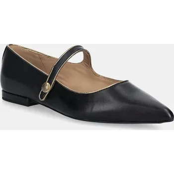 Dámské baleríny Kožené baleríny Lauren Ralph Lauren Londyn Mj2 černá barva, 802980119001 802980119001.001 99X, EUR 41