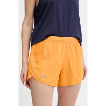 Dámské kraťasy Běžecké šortky Under Armour Fly By 1382438 oranžová 22X, vel. L
