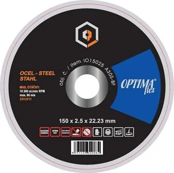 Řezný kotouč Kotouč řezný na kov 150x2.5 FLEX OPTIMA