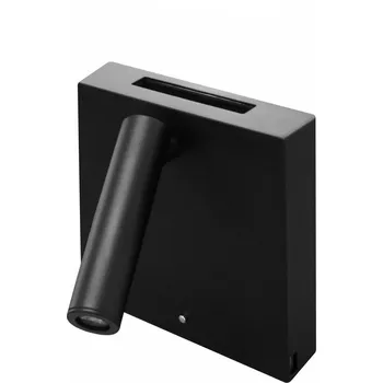 Čtecí lampička Nástěnné LED světlo Beneito Faure Sweet USB - A black