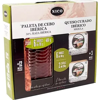 Dárkový potravinový koš Dárkový kufřík Iberico 980g