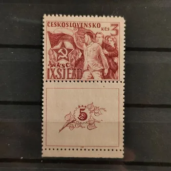 Sběratelství Známka s kupóny ČSR, Pof.512*, 3 Kčs