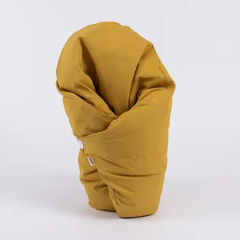 Povlak na dekorativní polštářek Tulimese Náhradní povlak lněný sluníčkový VELIKOST NÁHRADNÉHO POVLAKU: POVLAK 90X90 CM