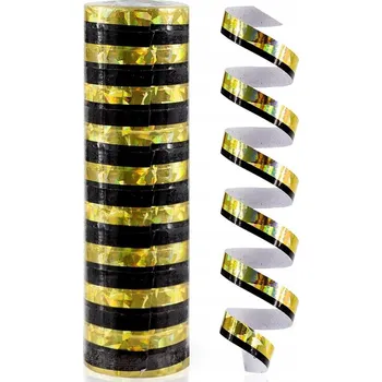 Party dekorace Holografická serpentina, dekorace - MIX barev - párty dekorace