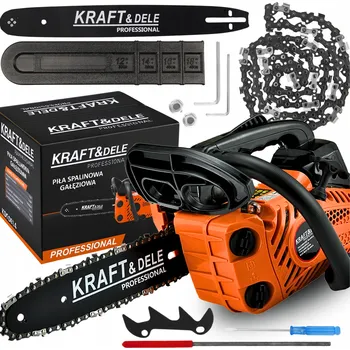 Motorová pila BENZÍNOVÁ ŘETĚZOVÁ PILA NA DŘEVO 3,9 KM 25 CM 10" SADA