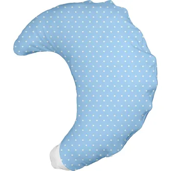 Zavinovačka Eva Kiedroňová Kojící polštář - Kojáček - Modrý s bílými tečkami