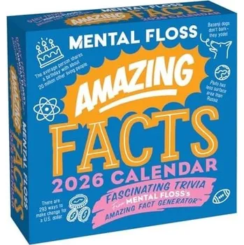 Cizojazyčná kniha Amazing Facts from Mental Floss 2026 Day-to-Day Calendar - Mental Floss