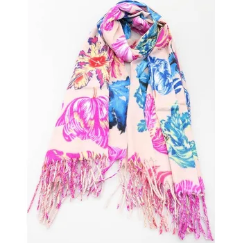 Šála Classic Scarf Béžová kašmírová šála
