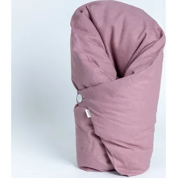 Povlak na dekorativní polštářek Tulimese Náhradní povlak lněný pivoňkový VELIKOST NÁHRADNÉHO POVLAKU: POVLAK 100X100 CM