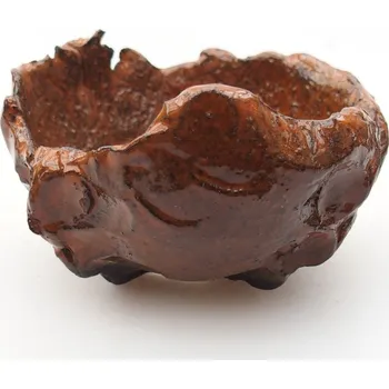 Květináč Keramická Skořápka 8,5 x 8 x 5 cm oranžová 162757