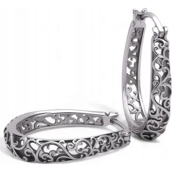 Náušnice Náušnice Vintage Vinná réva stříbro 925 Retro