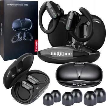 Sluchátka Bezdrátová sluchátka do uší Lenovo XT80 Bluetooth TWS sportovní