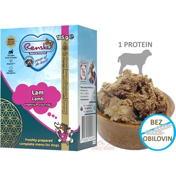 Krmivo pro psa Renske Tetra pak menu pro psy - čerstvé jehně 185g