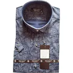 EGO MAN košile pánská EKR-230-1 regular fit krátký rukáv XXL tmavě modrá