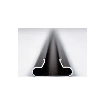 Prodejní regál SLAT insert/lišta do drážky, profil T, hliník 0,85mm,délka 120cm,eloxovaný, zakulacený, černý