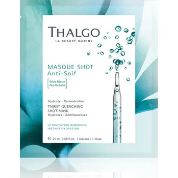 Pleťová maska THALGO Shot Mask Mořská plátýnková maska hydratační Source Marine