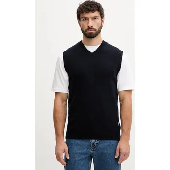 Dámská vesta Vesta s přídavkem vlny Lindbergh tmavomodrá barva, 30.800221 59X, vel. XL