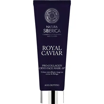 Vlasová regenerace Natura Siberica Royal Caviar Pro-kolagenová kryo maska 75 ml