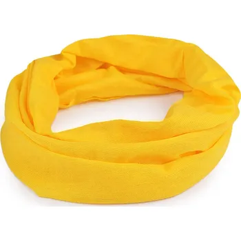 Multifunkční šátek pružný, bezešvý, jednobarevný