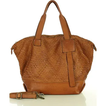 Kabelka Marco Mazzini Camel dámská kožená shopper kabelka (v257b) Velikost: ONE SIZE