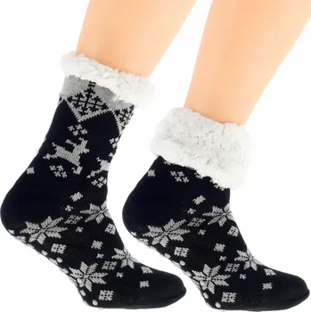 Dámské ponožky Útulné a Teplé Norské Dámské Ponožky Silné 36-41 ABS