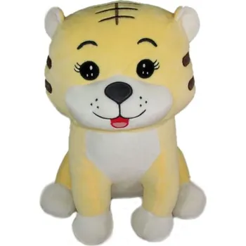 plyšák Roztomilý PLYŠOVÁ HRAČKA pro děti TYGR 30 cm Plyšové MAZLÍČKY na hraní