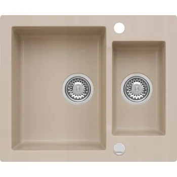 Granitový dřez Dřez jednopůlkomorový Moderno Annie granit béžový