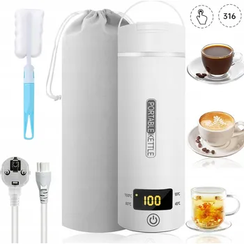 Rychlovarná konvice MINI ELEKTRICKÁ KONVICE/TERMOSKA S DISPLEJEM 450ML 4 NASTAVITELNÉ TEPLOTY