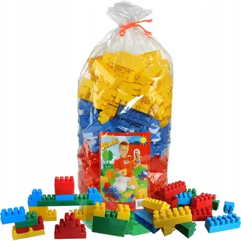 ostatní stavebnice Velký pytel kostek jako dárek pro děti k Mikuláši, 300 dílků