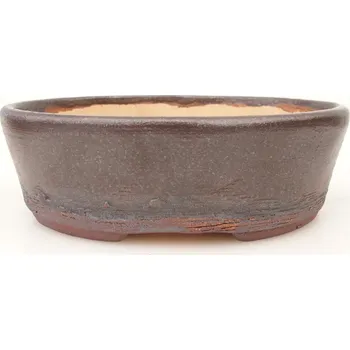Květináč Bonsai miska 20 x 16 x 6 cm hnědá 161301