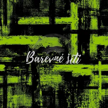 Úplet, Výrazná zelená s černou (E) (Top kvalitní úplet Bella digitisk)