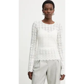 Dámská halenka Halenka Guess BRIDGETTE dámská, béžová barva, hladká, W5BP13 K1180 W5BP13.K1180 00X, vel. XL