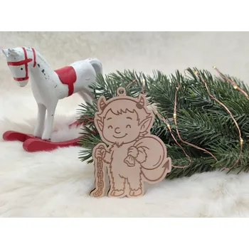 omalovánky Dřevěná vánoční omalovánka Čert - D-decor