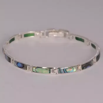 Náramek Stříbrný náramek s Paua perletí Ag 9,3 g