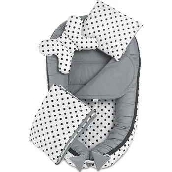 Hnízdečko pro miminko Lafira hnízdečko na spaní Puntíky 3228