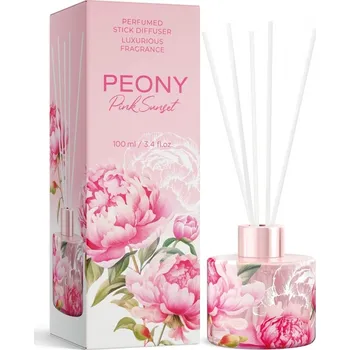 Aroma difuzér Bartek tyčinkový difuzér Peony Pink Sunset 100 ml