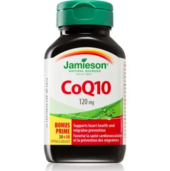 Lék na srdce, cévy a krev Jamieson CoQ10 120 mg měkké tobolky pro normální funkci srdce a cév 60 tbl