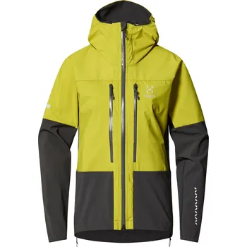 Dámská bunda Dámská turistická bunda Haglöfs L.I.M Hybrid Touring Hood - zelená Velikost: L