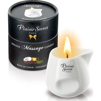 Intimní drogerie Plaisir Secret masážní svíčka Coconut