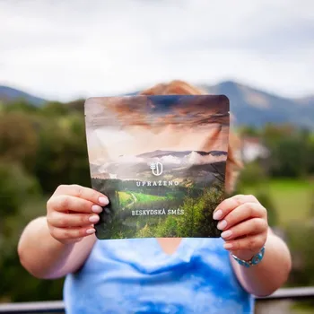 Upraženo Beskydská směs - Zrnková káva 100% Arabica 250g