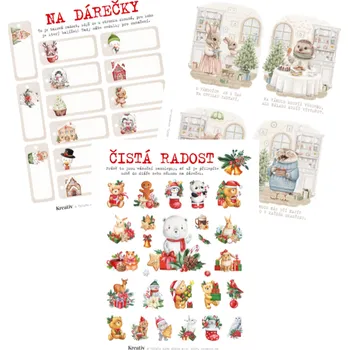 Vánoční dekorace Kreativ – Vánoční papírový set