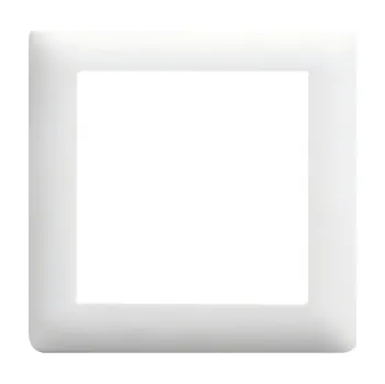 vypínač Rámeček 1-násobný, lumina soul, bílá lesk HAGER WL5010